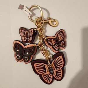 Coach 3D Buttergly charm